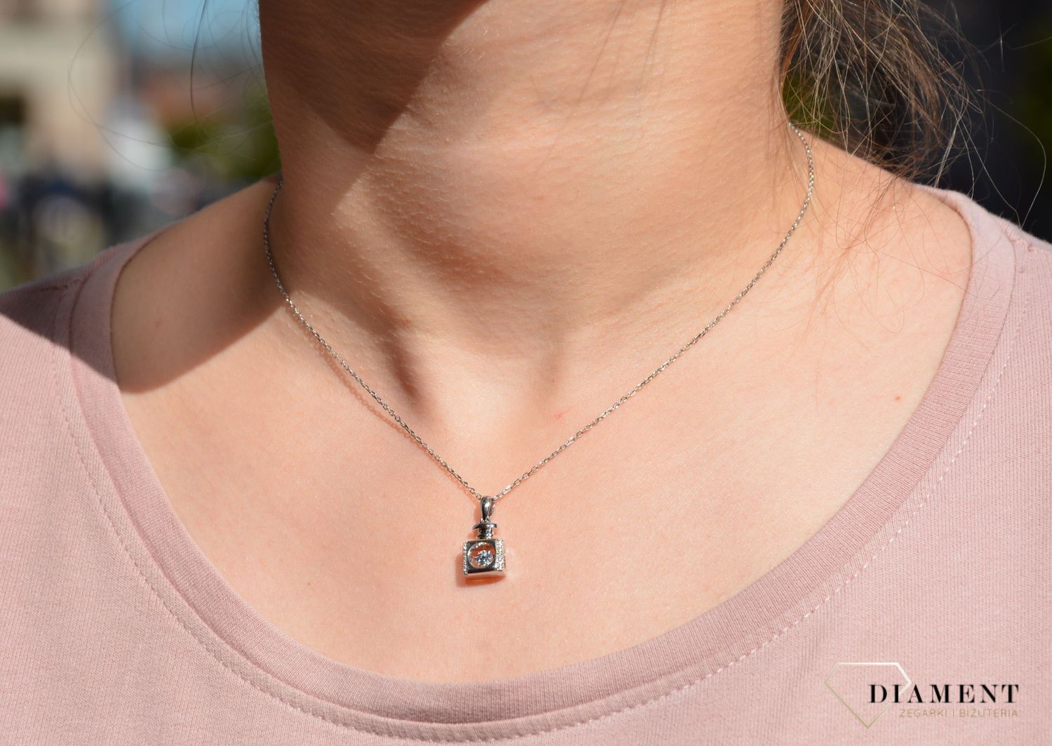 Naszyjnik srebrny celebrytka flakonik Dall'Acqua N YB 322 083.jpg